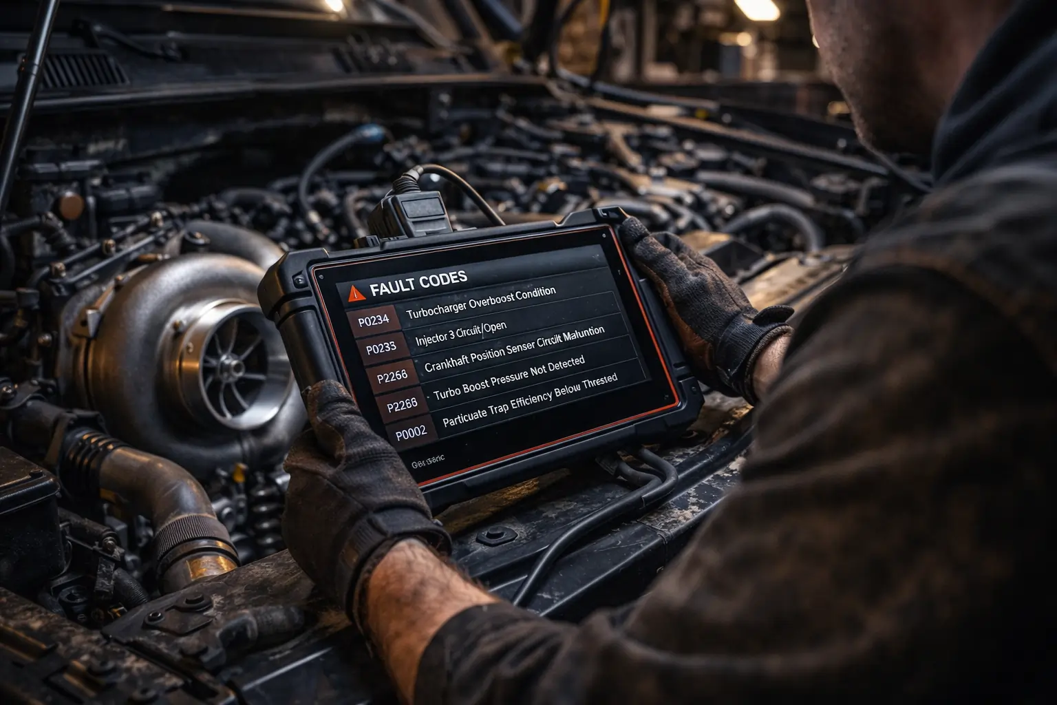 Professional diesel engine diagnostics and repair in Davis OK