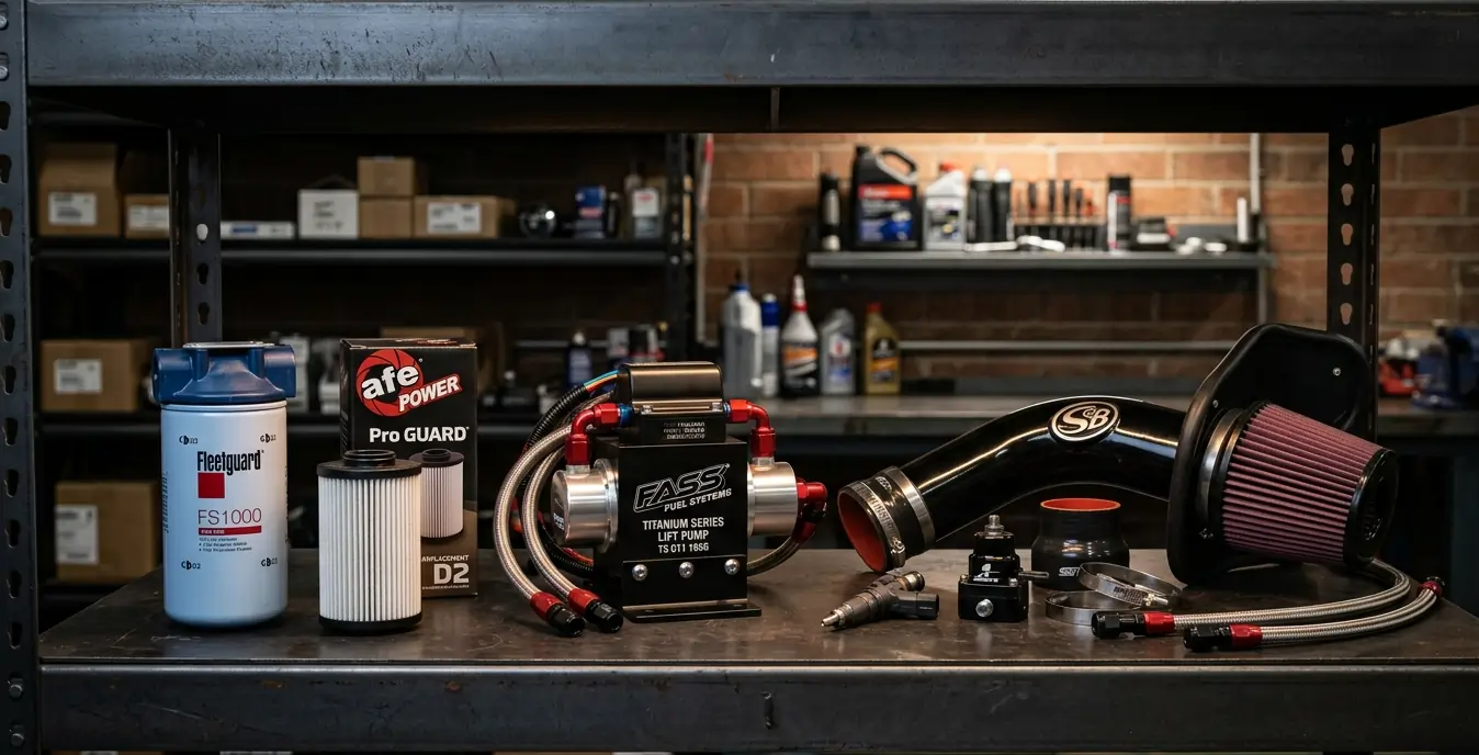 FASS fuel systems S&B filters EZ-Lynk premium diesel parts dealer Davis OK